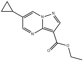 Ethyl 6-Cyclopropylpyrazolo[1,5-A]Pyrimidine-3-Carboxylate(WXC03020) 구조식 이미지