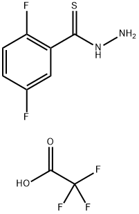 N-Amino-2,5-Difluorobenzene-1-Carbothioamide Trifluoroacetate(WX684429) Structure