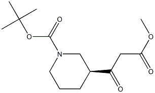 (S)-Tert-Butyl 3-(3-Methoxy-3-Oxopropanoyl)Piperidine-1-Carboxylate(WX618368) Structure