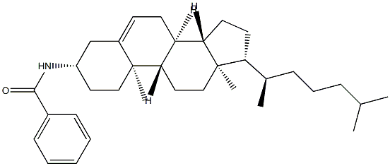 N-(Cholest-5-en-3β-yl)benzamide Structure