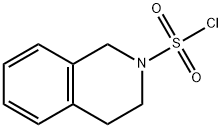 3,4-디하이드로이소퀴놀린-2(1H)-설포닐클로라이드(SALTDATA:FREE) 구조식 이미지