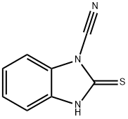 1H-Benzimidazole-1-carbonitrile,2,3-dihydro-2-thioxo-(9CI) 구조식 이미지