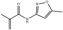 2-Propenamide,2-methyl-N-(5-methyl-3-isoxazolyl)-(9CI) 구조식 이미지