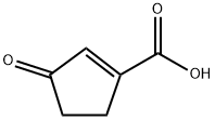 1-Cyclopentene-1-carboxylic acid, 3-oxo-, radical ion(1+) (9CI) Structure