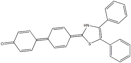 2-(4'-Hydroxy-4-biphenyl)-4,5-diphenylthiazole Structure