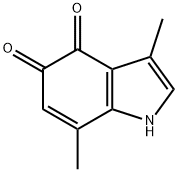 1H-인돌-4,5-디온,3,7-디메틸-(9CI) 구조식 이미지