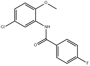 N-(5-chloro-2-methoxyphenyl)-4-fluorobenzamide Structure