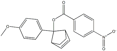 (1β,4β,7-anti)-7-(p-Methoxyphenyl)norborn-2-en-7-ol p-nitrobenzoate Structure