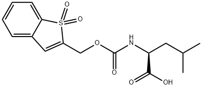 N-BSMOC-L-LEUCINE 구조식 이미지