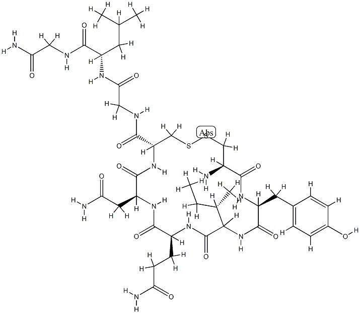 옥시토신,Gly(7)- 구조식 이미지