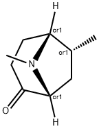 8-Azabicyclo[3.2.1]octan-2-one,6,8-dimethyl-,(1R,5R,6R)-rel-(9CI) 구조식 이미지