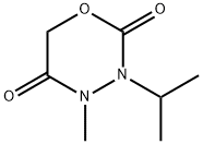 2H-1,3,4-Oxadiazine-2,5(6H)-dione,dihydro-4-methyl-3-(1-methylethyl)-(9CI) Structure