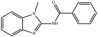 N-(1-methyl-1H-benzimidazol-2-yl)benzamide 구조식 이미지