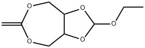 1,3-Dioxolo[4,5-e][1,3]dioxepin,2-ethoxytetrahydro-6-methylene-(9CI) 구조식 이미지