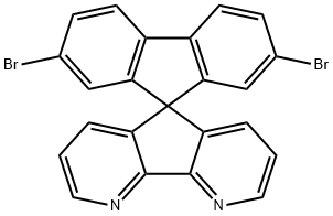 4,5-Diaza-2',7'-dibroMo-9,9'-spirobifluorene Structure