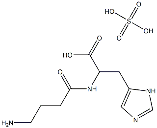 homocarnosine sulphate Structure