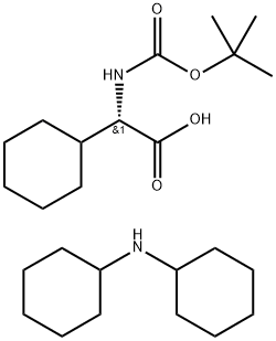 Boc-L-ChgDCHA Structure