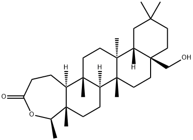 28-Hydroxy-4-oxa-A-homo-D:A-friedooleanan-3-one 구조식 이미지