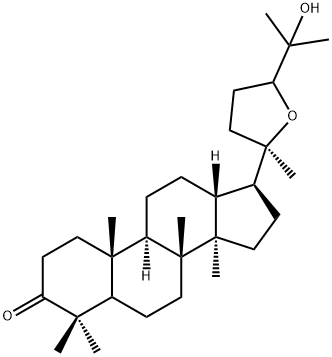 (20R)-20,24-Epoxy-25-hydroxy-5α-dammaran-3-one 구조식 이미지