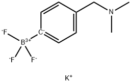 Potassium {4-[(dimethylamino)methyl]phenyl}trifluoroborate Structure