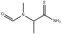 Propanethioamide,2-(formylmethylamino)-(9CI) Structure