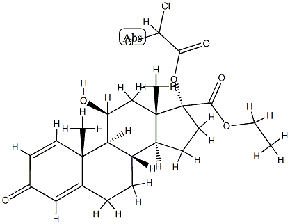 etiprednol dicloacetate Structure