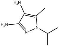 1H-Pyrazole-3,4-diamine,5-methyl-1-(1-methylethyl)-(9CI) 구조식 이미지