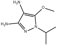 1H-Pyrazole-3,4-diamine,5-methoxy-1-(1-methylethyl)-(9CI) 구조식 이미지