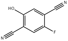 1,4-벤젠디카보니트릴,2-플루오로-5-하이드록시-(9CI) 구조식 이미지