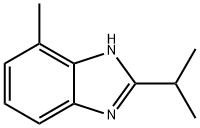 1H-Benzimidazole,4-methyl-2-(1-methylethyl)-(9CI) Structure