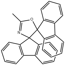 2'-Methyldispiro[9H-fluorene-9,4'-[2]oxazoline-5',9''-[9H]fluorene] Structure