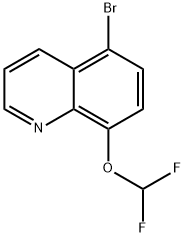 5-bromo-8-(difluoromethoxy)quinoline(WXFC0615) Structure