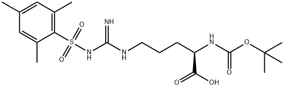 (Tert-Butoxy)Carbonyl D-Arg(Mts)-OH 구조식 이미지