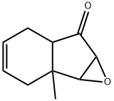 6H-Indeno[1,2-b]oxiren-6-one,1a,1b,2,5,5a,6a-hexahydro-1b-methyl-(9CI) 구조식 이미지