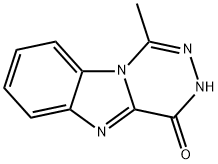as-Triazino[4,5-a]benzimidazol-4(3H)-one,1-methyl-(8CI) 구조식 이미지