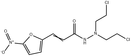 β-(5-Nitrofuran-2-yl)acrylic acid N2,N2-bis(2-chloroethyl) hydrazide Structure