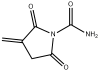 1-Pyrrolidinecarboxamide,3-methylene-2,5-dioxo-(9CI) Structure