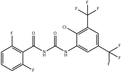 N-[[[2-Chloro-3,5-bis(trifluoromethyl)phenyl]amino]]carbonyl](2,6-difluorophenyl)formamide Structure