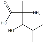 Norvaline,3-hydroxy-2,4-dimethyl-,DL-threo-(8CI) Structure