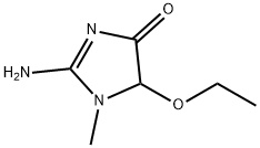 4H-Imidazol-4-one,2-amino-5-ethoxy-1,5-dihydro-1-methyl-(9CI) Structure