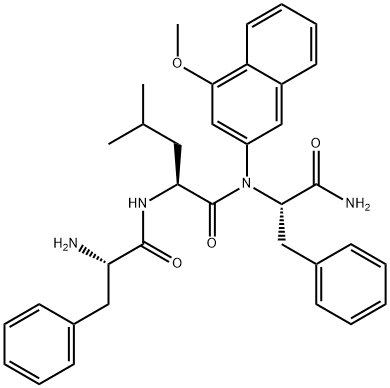 H-Phe-Leu-Phe-4MβNA · TFA 구조식 이미지