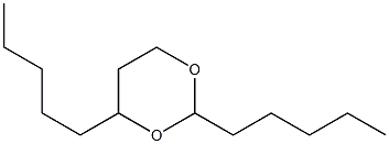 HEXANAL OCTANE-1,3-DIOL ACETAL Structure