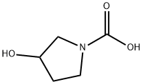 1-피롤리딘카르복실산,3-히드록시-(9CI) 구조식 이미지