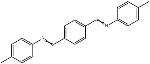 N,N'-(1,4-PHENYLENEDIMETHYLIDYNE)DI-P-TOLUIDINE 구조식 이미지