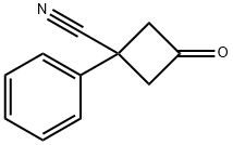 3-OXO-1-PHENYLCYCLOBUTANE-1-CARBONITRILE(WXC08114) 구조식 이미지