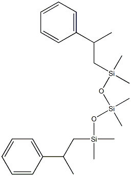 BIS-PHENYLPROPYL DIMETHICONE Structure