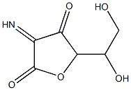 erythro-Hex-2-enonimidic  acid,  -gamma--lactone,  radical  ion(1-)  (9CI) Structure