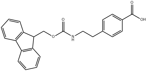 4-(Fmoc-2-aminoethyl)-benzoic acid Structure