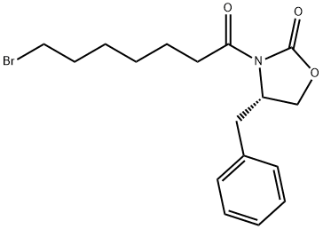 (S)-4-benzyl-3-(7-bromoheptanoyl)oxazolidin-2-one(WXC02958) Structure