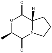 1H-Pyrrolo[2,1-c][1,4]oxazine-1,4(3H)-dione,tetrahydro-3-methyl-,(3R-cis)-(9CI) Structure